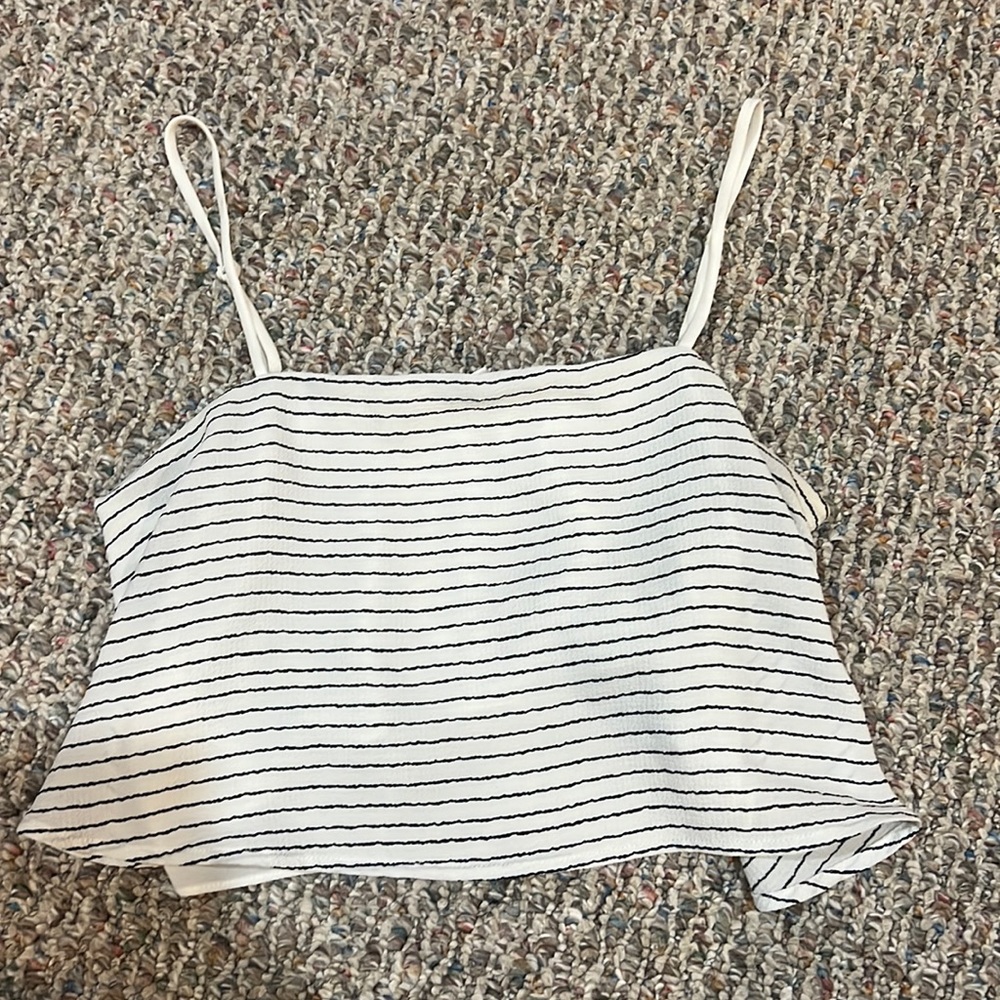 Striped crop top